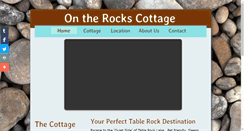 Desktop Screenshot of ontherockscottage.com