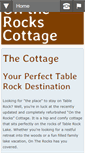 Mobile Screenshot of ontherockscottage.com